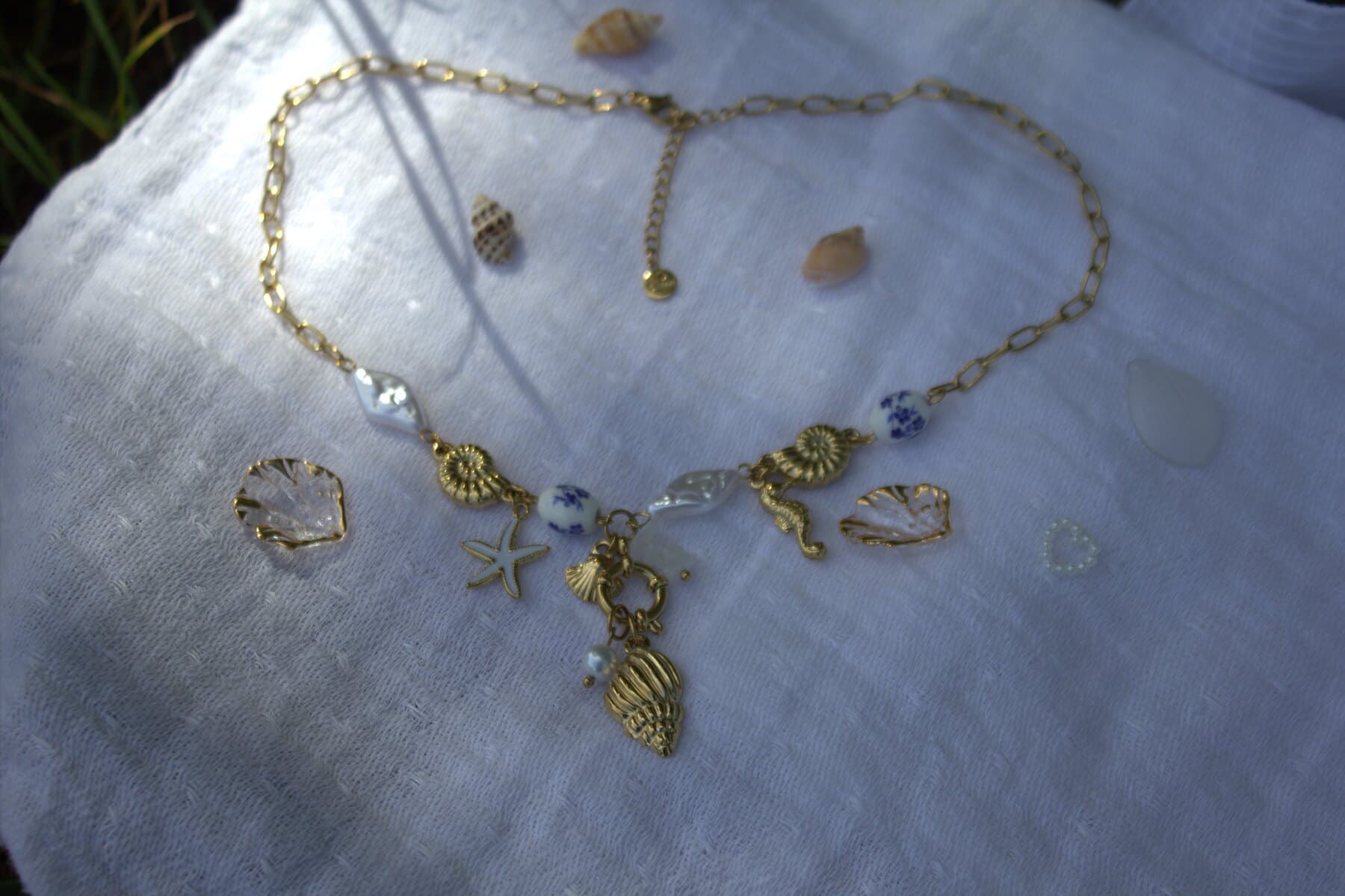 Collier Ondine Coquillages Plaqué Or